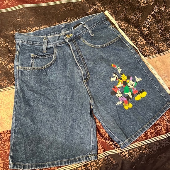 Vintage Disney Mickey Mouse Denim Shorts - Picture 7 of 7